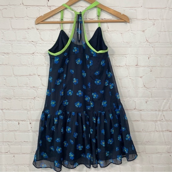 Hollister Sundress Size Small Floral Blue - Picture 2 of 11